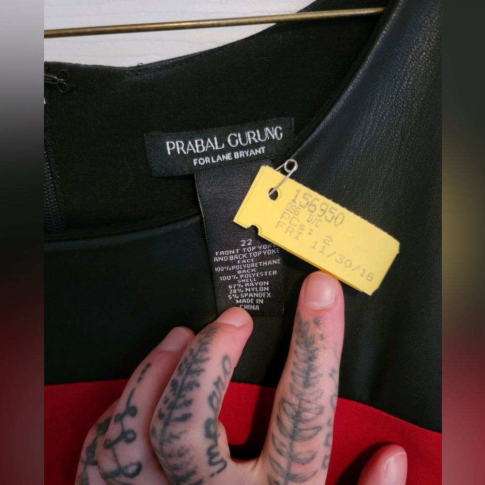 Prabal Gurung For Lane Bryant Color Block Dress, … - image 3